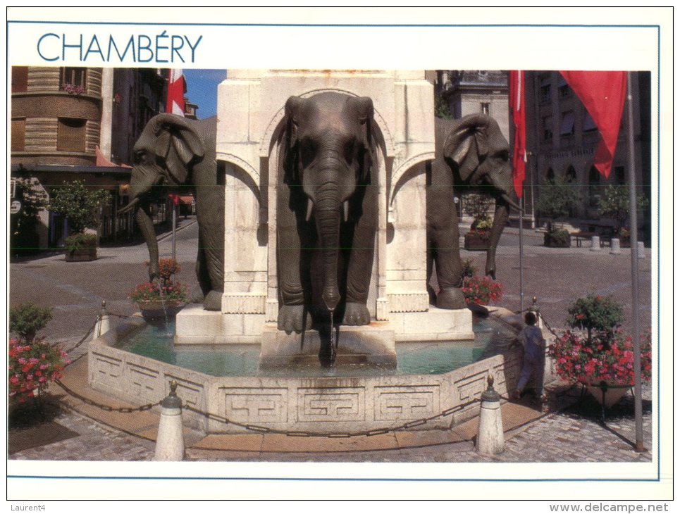 (S636)  France - Chambery And Elephant Statue - Chambery