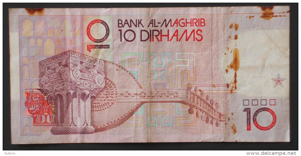 MOROCCO  10  DIRHAMS  1987     -    (Nº03457) - Morocco