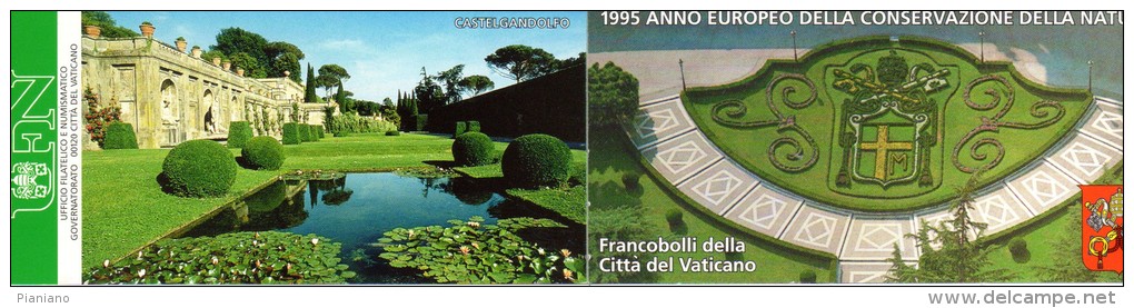 PIA  -  VATICANO - 1995 : Anno  Europeo Della  Conservazione  Della  Natura -  Carnet   (SAS   L  4) - Markenheftchen