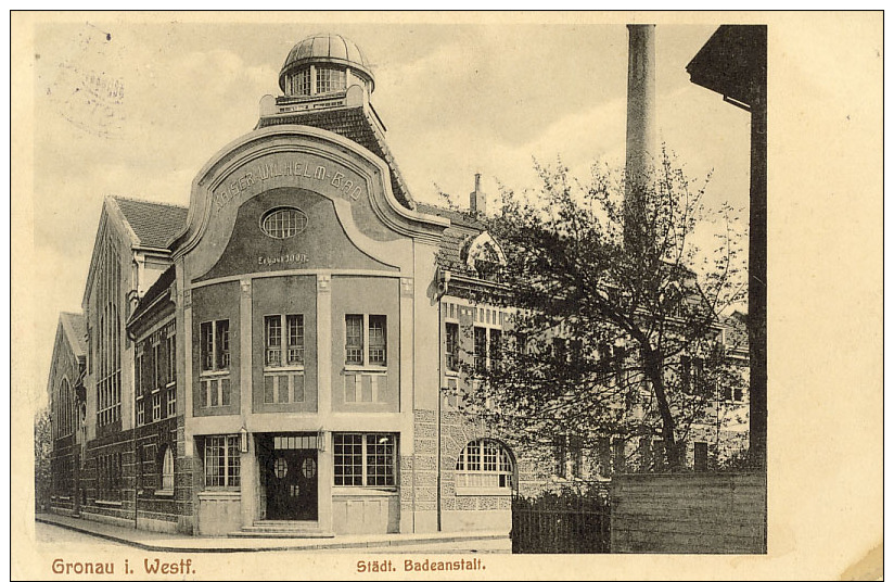 Gronau I. Westf. Stadt Badeanstalt. 1910-E92 - Gronau