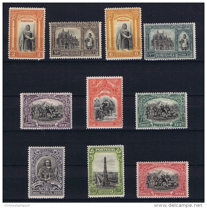 Portugal: 1926 Independence Mi 385 - 405 Part Set MH/* - Unused Stamps