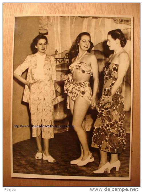 PHOTO ANNEES 1940-1950 - VEDETTE ? STARLETTE ? A IDENTIFIER - NEW YORK TIMES PHOTOS Tirage D'époque - Anonymous Persons