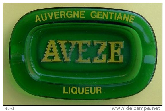 AVEZE - LIQUEUR - AUVERGNE GENTIANE - CENDRIER - 15,5 X 9 X 2,5 Cm - Glass