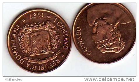 Dominican Republic 1 Centavo 1987 - Dominicaine