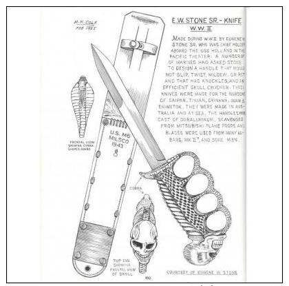 C.D -US MILITARY KNIVES  DE M.H. COLE - Armes Blanches