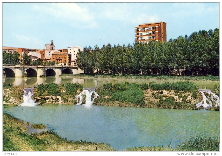 PALENCIA - Rio Carrión (Puente Mayor) -  2 Scans - ESPAÑA - Palencia