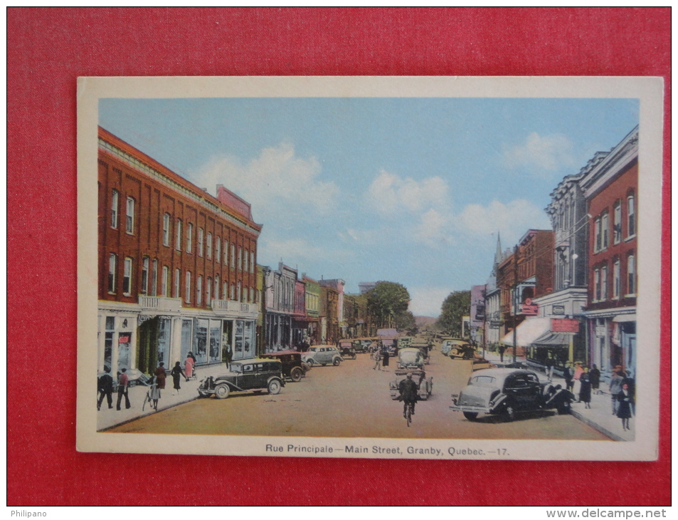 Canada > Quebec > Granby  Main Street Not Mailed     Ref-1089 - Granby