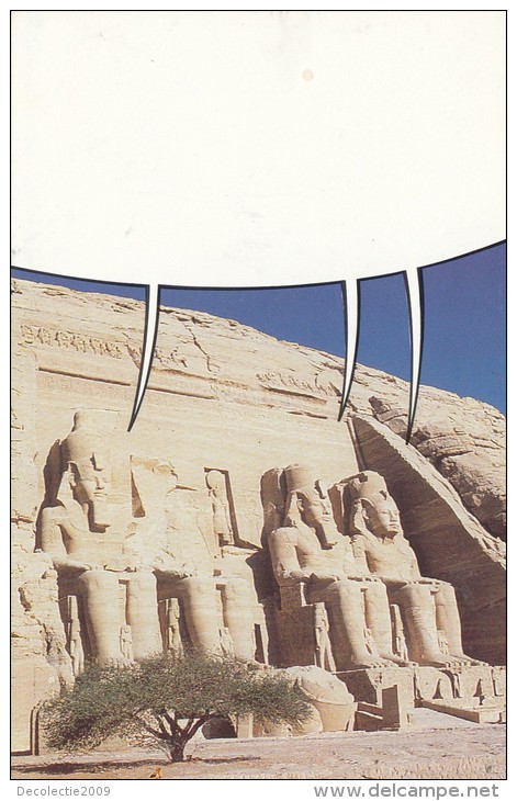 ZS50090 Abu Simbel    2 Scans - Temples D'Abou Simbel