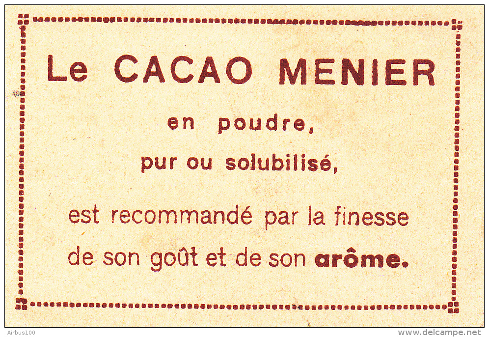 Collection Du Chocolat Cacao Menier - N° 375 - Bordeaux - Palais Gallien - 2  Scans - - Menier