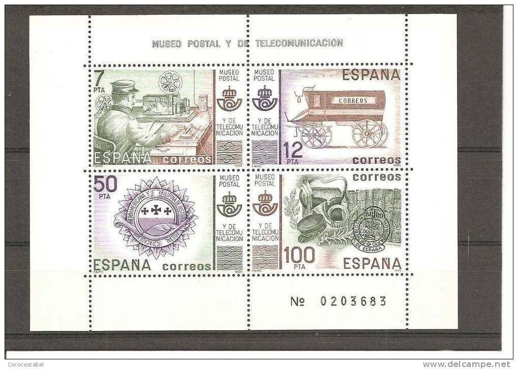 España/Spain - (MNH/**) - Edifil    2641 - Yvert  BF 30 - Blocs & Feuillets