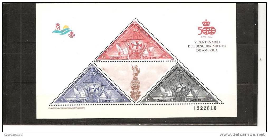 España/Spain-(MNH/**) - Edifil 3163 - Yvert  BF-48 - Blocs & Feuillets