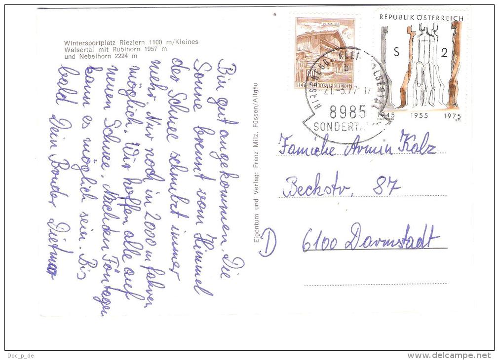 Österreich - Riezlern - Kleines Waisertal -  Nice Stamps - Gaschurn