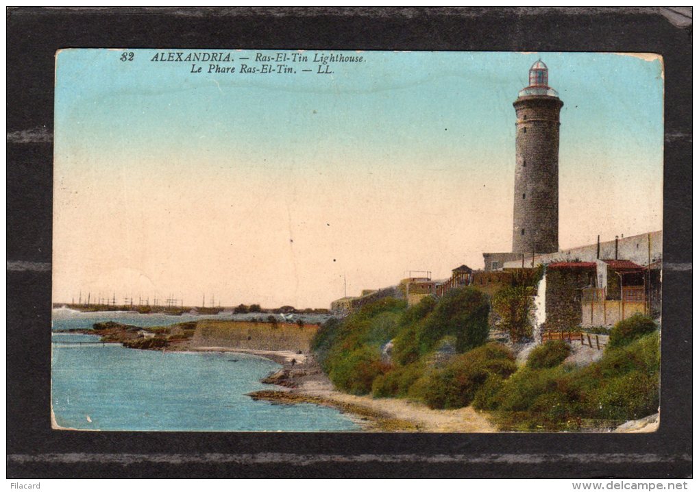 42732    Egitto,   Alexandria  -  Ras-El-Tin  Lighthouse,  NV(scritta) - Alexandrië