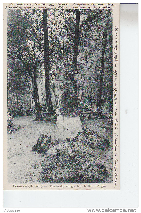 49 POUANCE - Tombe De L´émigré Dans Le Bois D´aligre - D18 825 - Sonstige & Ohne Zuordnung