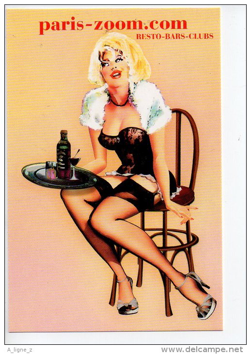 REF 142 : CPM Pin Up Paris Zoom.com - Pin-Ups