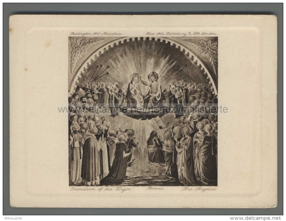 S9231 RELIGION CORONATION OF THE VIRGIN FLORENCE FRA ANGELICO - Vergine Maria E Madonne