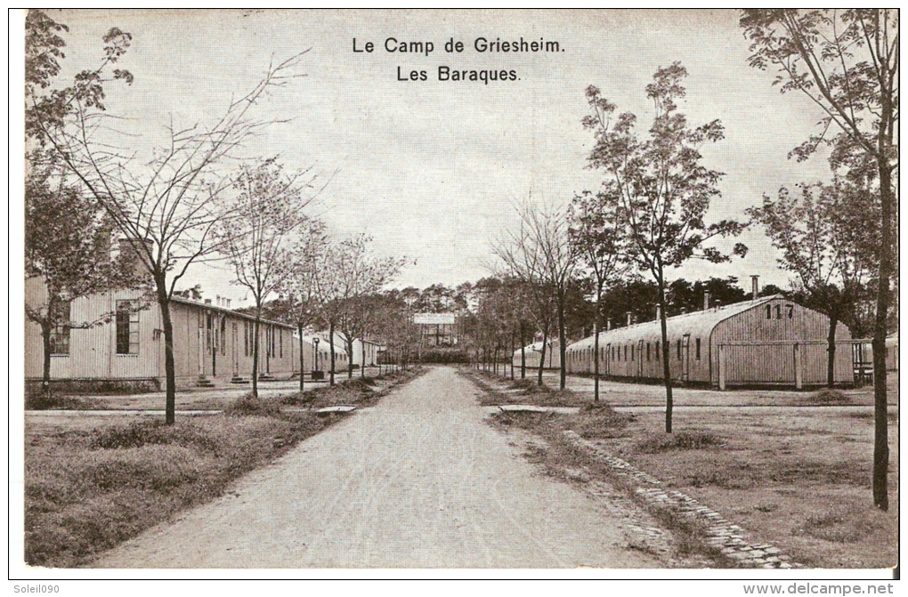CP  ALLEMAGNE    LE   CAMP   DE   GRIESHEIM      Les   Baraques - Griesheim