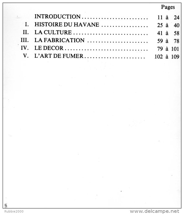 HISTOIRE DU HAVANE PAR ZINO DAVIDOFF 1981 AVEC BERNARD DARY EDITIONS DANIEL BRIAND LES BAGUES DE CIGARE - Books