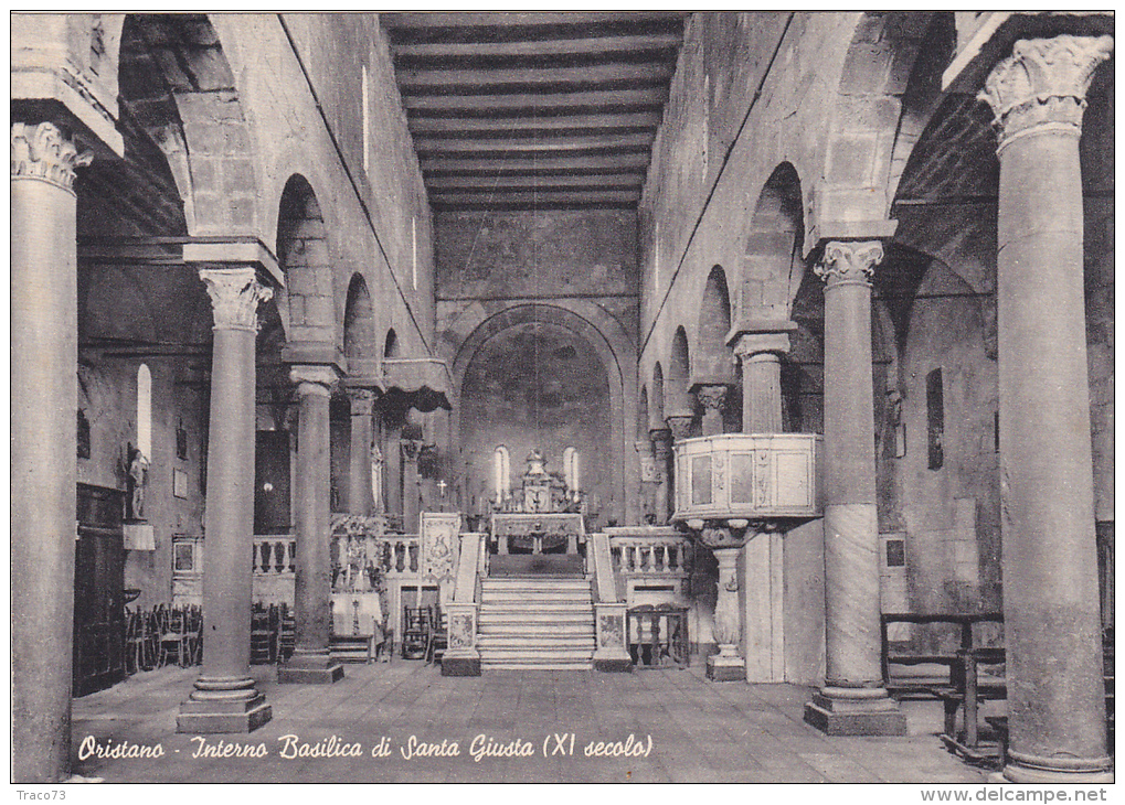 ORISTANO  /  Interno Basilica Di Santa Giusta - Oristano