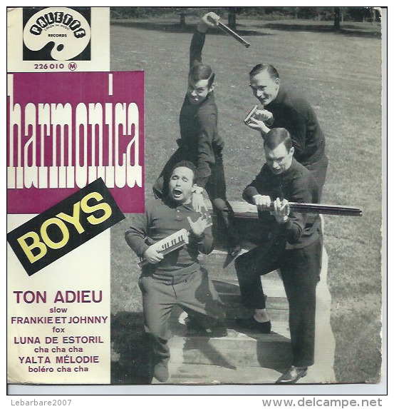 45 Tours EP - HARMONICA BOYS - PALETTE 226010  -   " TON ADIEU " + 3 - Autres - Musique Française