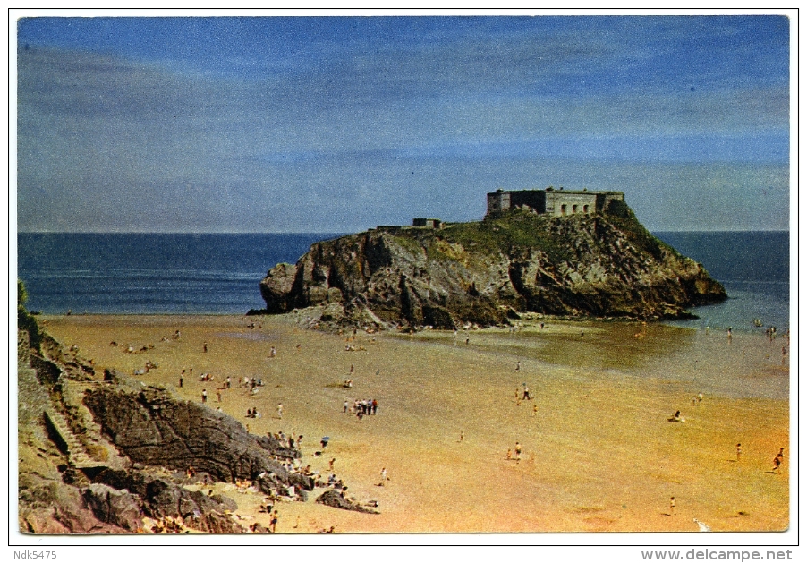 TENBY : ST CATHERINE'S ISLAND   (10 X 15cms Approx.) - Pembrokeshire