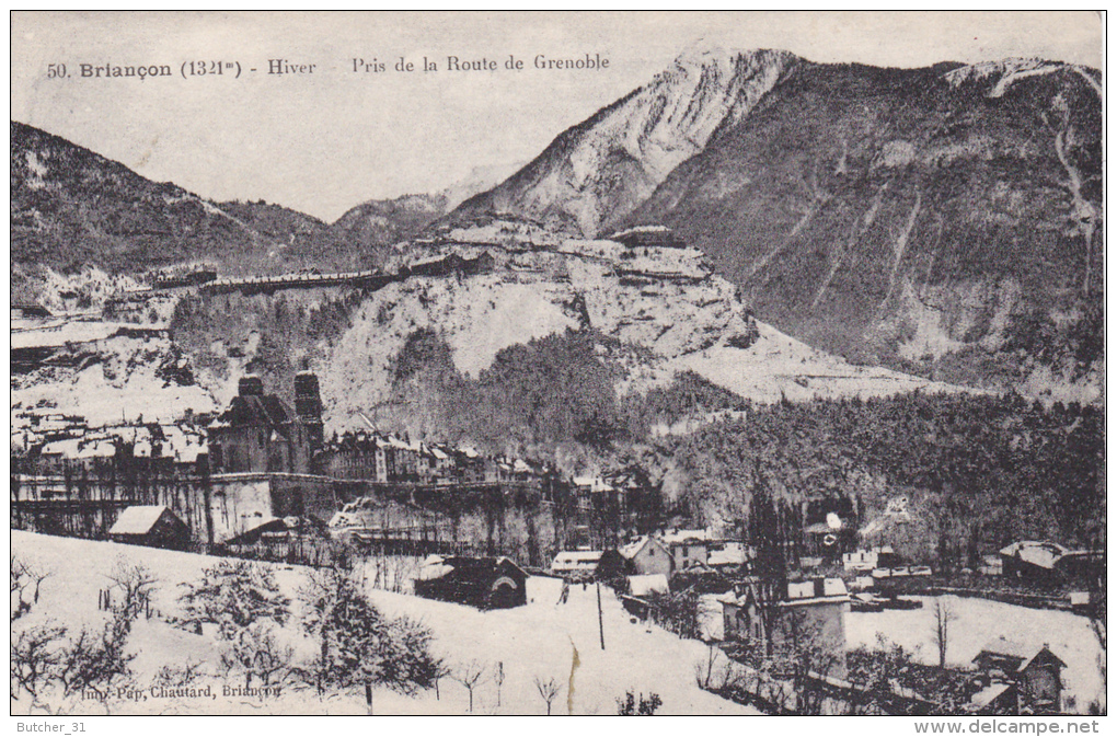 Briancon Hiver Pris De La Route De Grenoble - Briancon