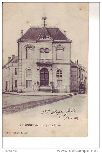 49 ALLONNES - (1900) La Mairie - D6 - Allonnes
