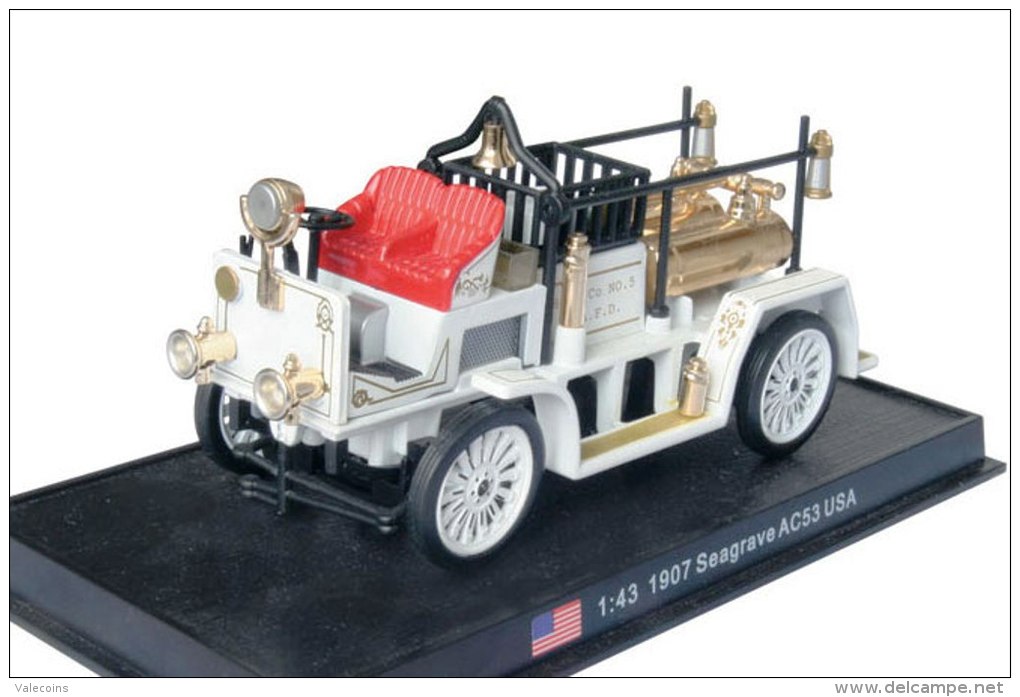 Fire Truck USA - Seagrave AC53 - 1907 - 1/43 Pompieri Pompiers VVFF Fuoco - Camions, Bus Et Construction