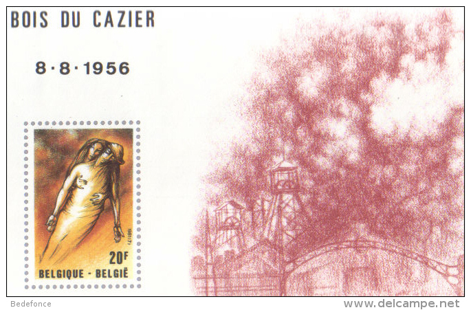 BELGIE-BELGIQUE Bloc  57 Bois Du Cazier - 1961-2001