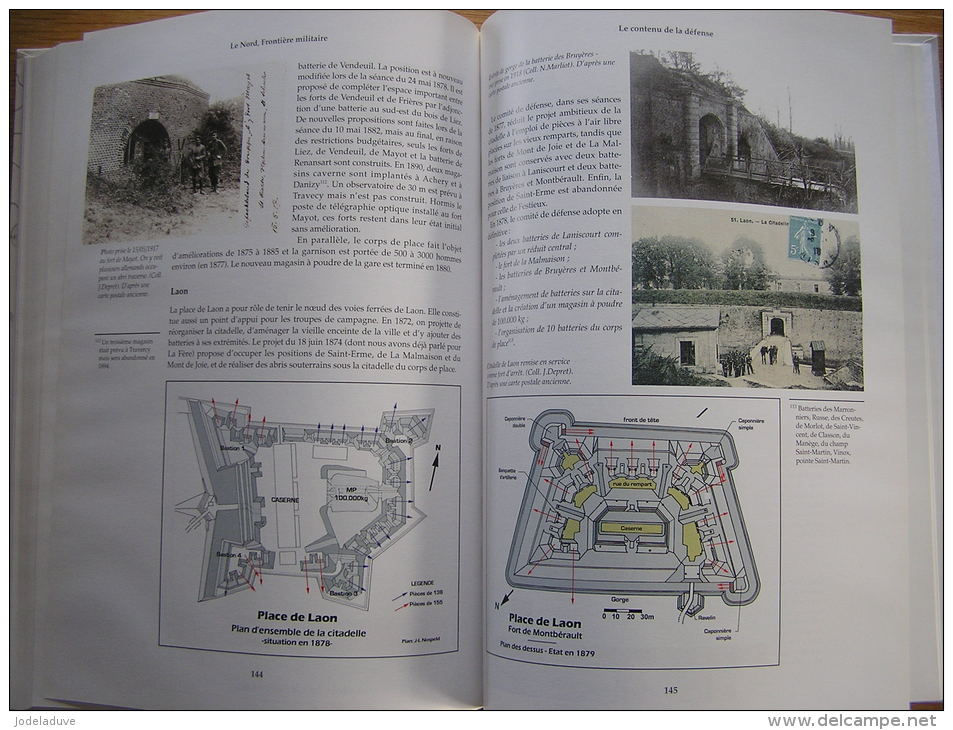 LE NORD FRONTIERE MILITAIRE Tome 1 Guerre France 1874 1914 Zuydcoote Givet Rocroi Hirson Calais Longwy Arras Sedan