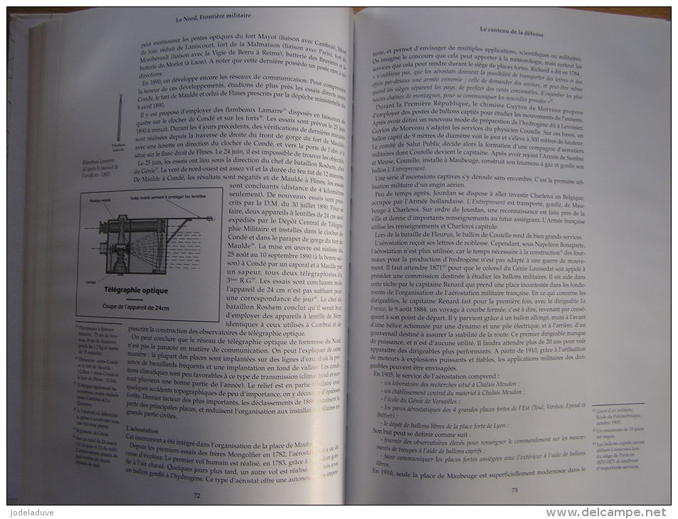 LE NORD FRONTIERE MILITAIRE Tome 1 Guerre France 1874 1914 Zuydcoote Givet Rocroi Hirson Calais Longwy Arras Sedan