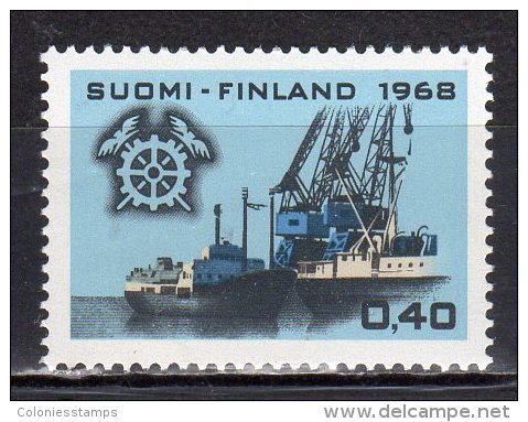 (SA0195) FINLAND, 1968 (50th Anniversary Of The Central Chamber Of Commerce Of Finland). Mi # 651. MNH** Stamp - Unused Stamps