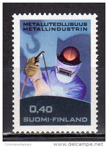 (SA0205) FINLAND, 1968 (Finnish Metal Industry). Mi # 652. MNH** Stamp - Unused Stamps