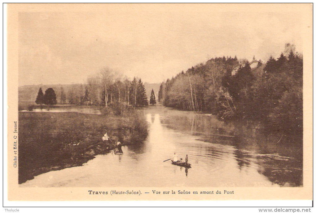 Traves (Bucey-lez-Traves-Vesoul- Haute-Saône)-Vue Sur La Saône En Amont Du Pont-Barques - Vesoul