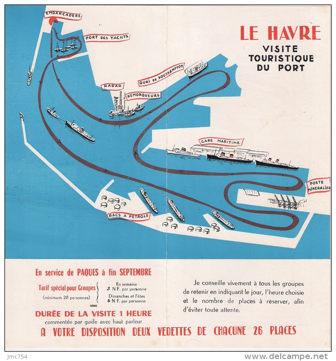 LE HAVRE Visite Du Port + Pub BENEDICTINE - Publicités