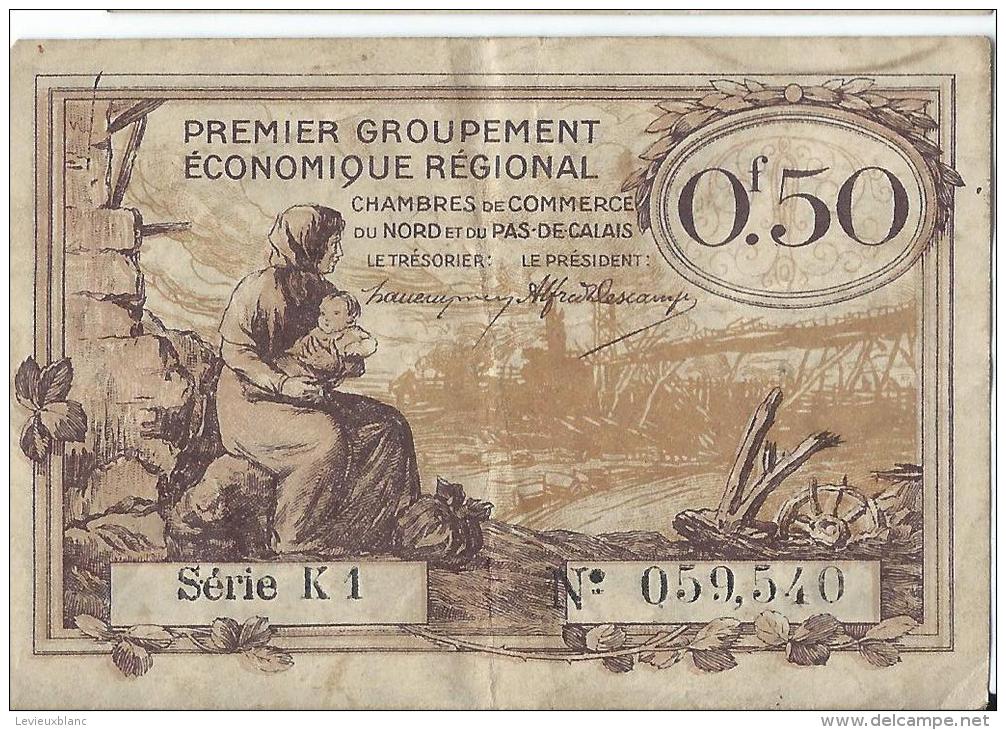 Chambre De Commerce Du Nord Et Du Pas-de-Calais/0,50 Francs/1914-18   BIL119 - Chambre De Commerce