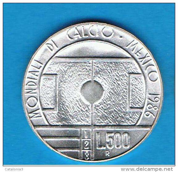 SAN MARINO - 500 Liras 1986  KM196 PLATA - San Marino