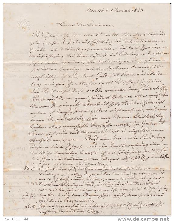Preussen 1853-01-01 Berlin Brief Nach Volstrof Altmark Mit Paar 2x 1 Silbergroschen Bahn-O - Brieven En Documenten