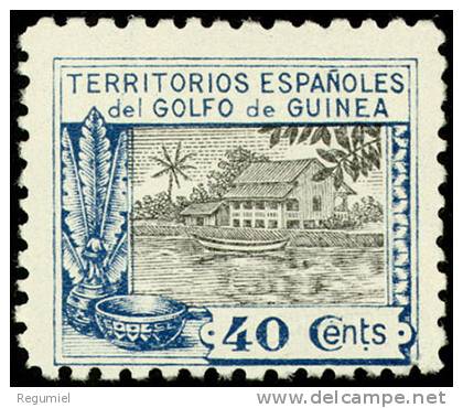 Guinea 173 ** Casa De Nipa. 1924 - Guinée Espagnole