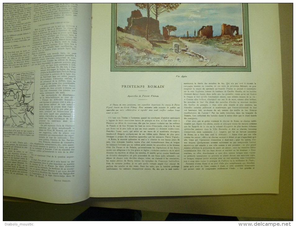 06.06.1925 : Nos Frères Du QUEBEC;Fêtes De STRASBOURG; P. Vignal Peint VENISE; Cargnacco; Naufrage De KERITY-PENMARCH - L'Illustration