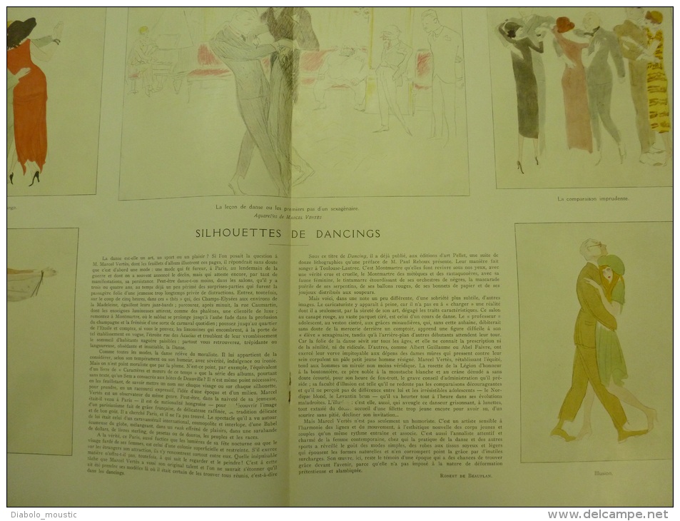 17.01.1925 : Procès SADOUL;Franchet-d'Espèrey et l'Afrique (impt docum.); DANCINGS;Les impressionnistes; NEPAL;Arneke