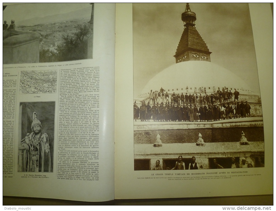 17.01.1925 : Procès SADOUL;Franchet-d'Espèrey et l'Afrique (impt docum.); DANCINGS;Les impressionnistes; NEPAL;Arneke