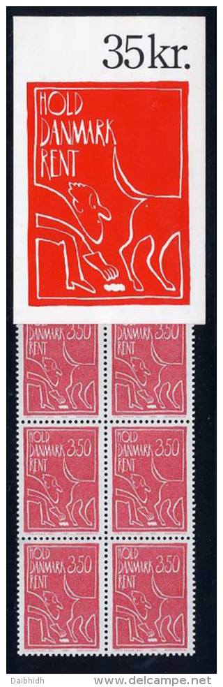 DENMARK 1991 Keep Denmark Clean 3.50 Kr In Complete Booklet MNH / **.  Michel 1010 MH - Booklets