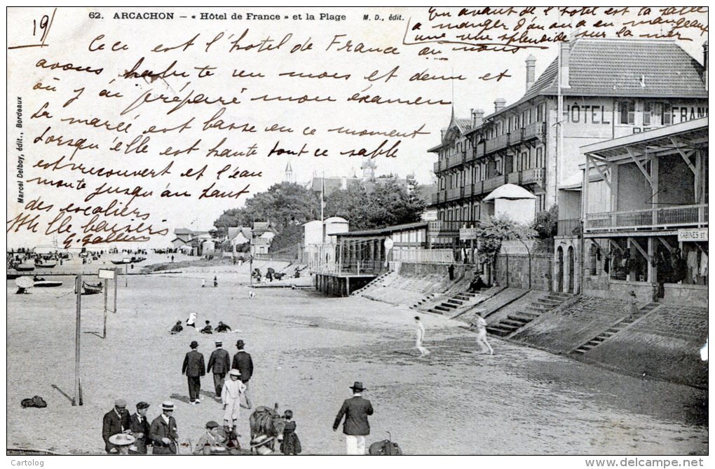 Arcachon. Hotel De France Et La Plage - Arcachon