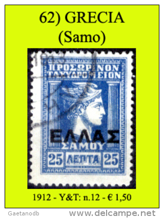 Grecia-062 (1912 - Samo, Y&T: N.12) - Samos