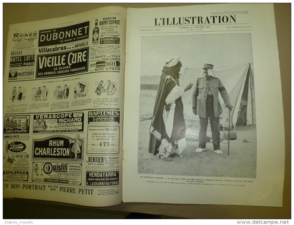 10.01.1925 : La MINIATURE Sur EMAÏL; ZI-KA-WEI Près De CHANGHAÏ; Le Cidre De NORMANDIE;Inondations De BRUAY - L'Illustration