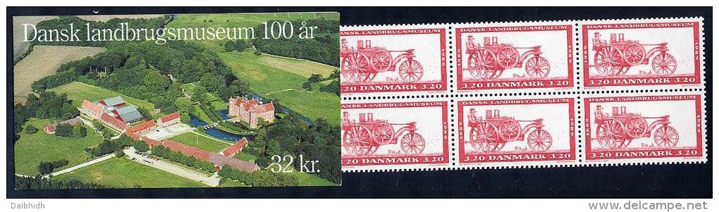 DENMARK 1989 Agricultural Museum 3.20 Kr In Complete Booklet MNH / **.  Michel 953 MH - Postzegelboekjes