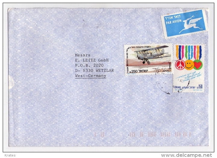 Old Letter - Israel - Airmail