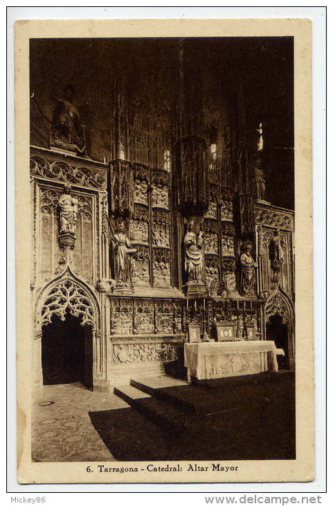 Espagne--TERRAGONA--Catedral--Altar Mayor  N°6  éd Mumbru--old Postcard - Tarragona