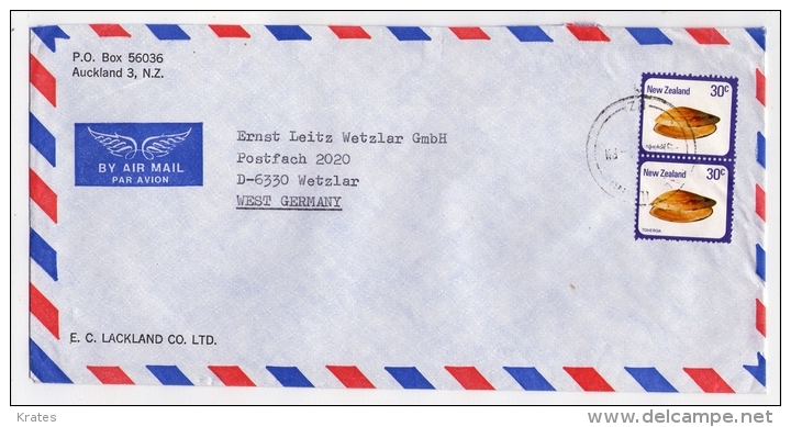 Old Letter - New Zealand - Airmail